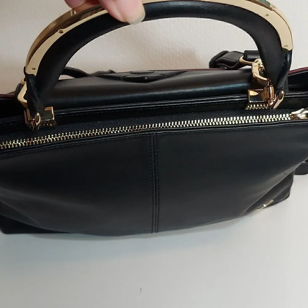 Vince Camuto Quilted Leather Satchel
